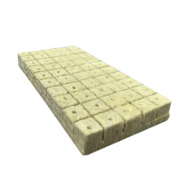 50pcs Hydroponic Grow Cubes Rockfaux wool Seed Starter Plugs for Rapid Rooting and Germination 3x2.5cm