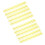 Plastic Binding Coils for Office Use, Durable and Reliable Plastic Spiral Binding Strips for Long-Term Storage, Yellow, 10Pcs 8