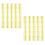 Plastic Binding Coils for Office Use, Durable and Reliable Plastic Spiral Binding Strips for Long-Term Storage, Yellow, 10Pcs 3