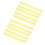 Plastic Binding Coils for Office Use, Durable and Reliable Plastic Spiral Binding Strips for Long-Term Storage, Yellow, 10Pcs 6