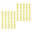 Plastic Binding Coils for Office Use, Durable and Reliable Plastic Spiral Binding Strips for Long-Term Storage, Yellow, 10Pcs 4