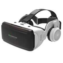 VR Headset With Adjustable HD Lenses, 3D Virtual Reality Goggles, AntiBlue Light Glasses for Kids and Adults
