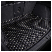 Car Boot Liner Waterproof Leather Trunk Mat for Skoda Enyaq iV 20212024 AllWeather Protection