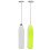 Mini frullatore a mano, set da 2 pezzi, argento, 2 batterie AA 12