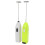 Mini frullatore a mano, set da 2 pezzi, argento, 2 batterie AA 9