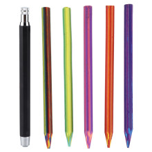 Porte-mines à mine de couleur pour fournitures scolaires, mines graphite grade 2B aux couleurs vives et à l'écriture fluide, haute qualité