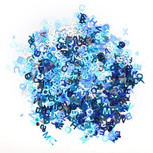 8mm Blau Konfetti Party Glitter Pailletten Tisch