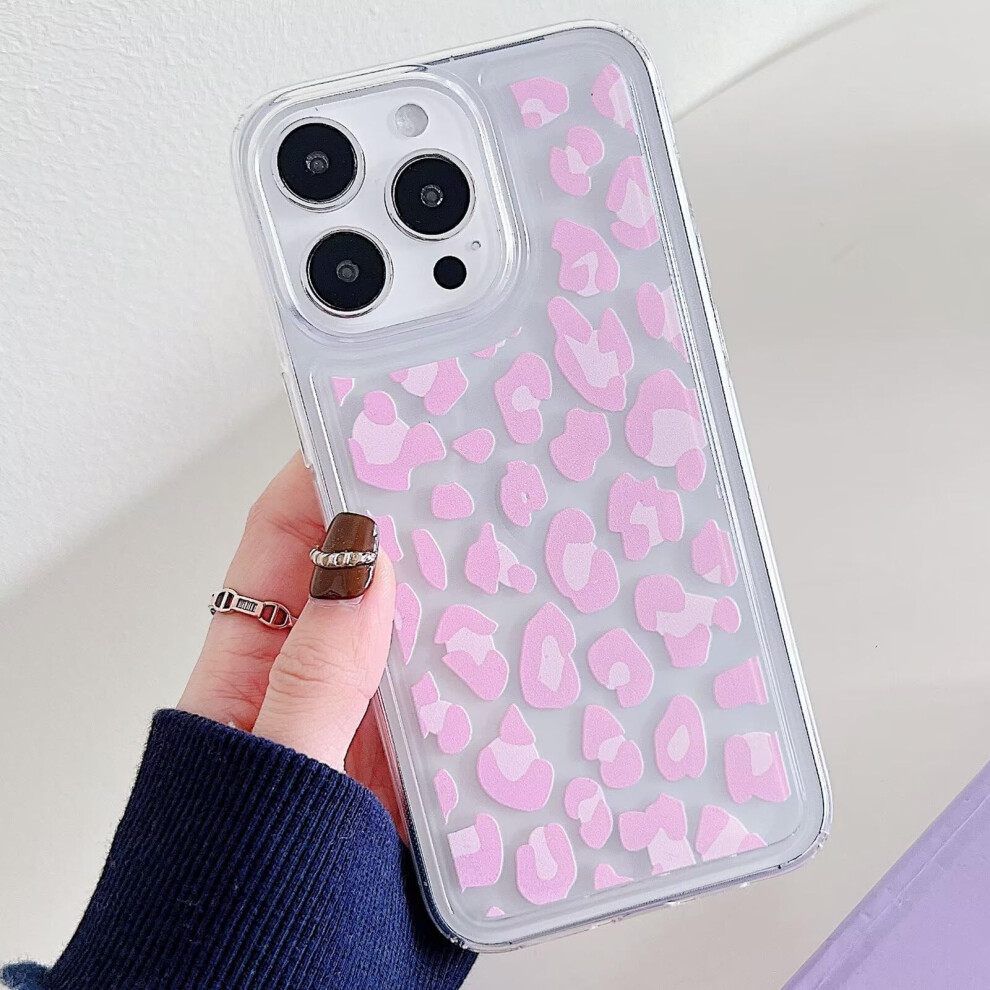 Nadoli Transparent Silicone Case For Iphone 13 Pro, Clear, Lightweight, Thin, Protective With Leopard Design 9347817914405