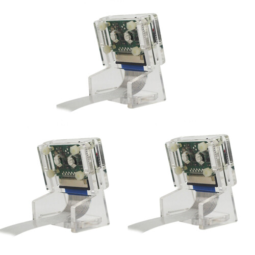 3X Ov5647  Camera Acrylic Holder Transparent Webcam Bracket for Raspberry Pi 3 Camera