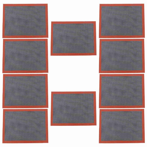 10X Perforated Silicone Baking Mat Non-Stick Baking Oven Sheet Liner for Cookie /Bread/ Macaroon/Biscuits Kitchen Tools