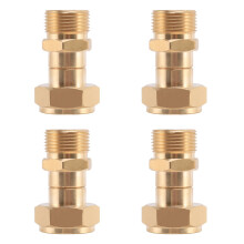 4X Pressure Washer Swivel Joint, Kink Free Gun to Hose Fitting, Anti Twist Metric M22 14mm Connection, 3000 Psi
