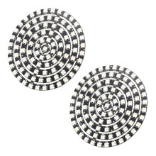 2X WS2812 SK6812 Radius 110mm LED Ring 5050 DC5V DIY LED Ring Built-in RGB Addressable LED Ring 93 Bits LEDs