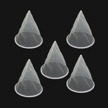 10 Peças Equipamento de Apicultura Filtro de Mel de Abelha NáIlon em Forma de Cone Peneirador de Mel