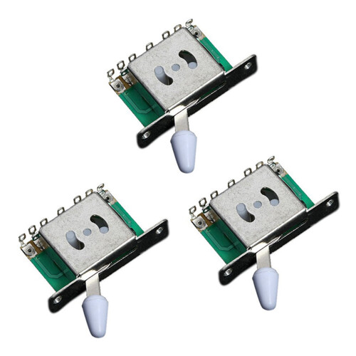 3 Pcs 5 Way Pickup Selector  for  Tele Strat Replacement