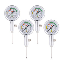 4X Pressure Gauge Pressure Measuring Tool Basketball Football Volleyball Barometer
