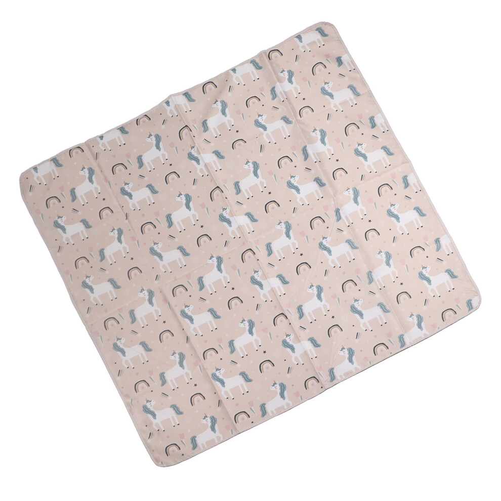 Baby Highchair Floor Mat Waterproof 110x110cm for Indoor Outdoor Use