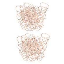 200 Pièces Amour Coeur En Forme de Petits Trombones Agrafes de Signet pour L'école de Bureau Maison Trombones En Métal Rose Doré