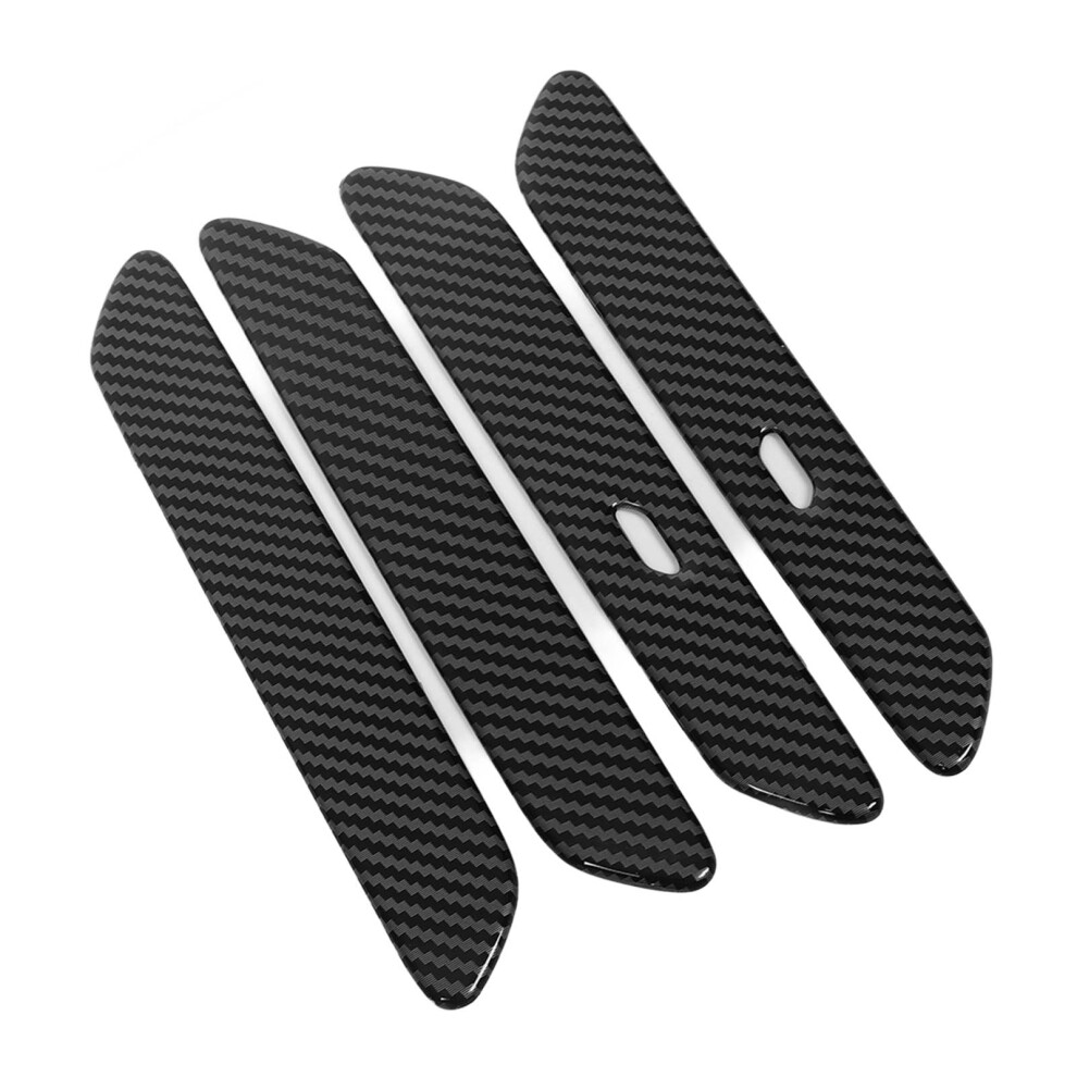 Car Exterior Side Door Handle Cover Sticker For Kia Ev6 Gt Line 2021 Carbon Fiber 4601373075013