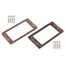 4Pcs Electric Guitars Wooden Humbucker Guitar Pickup Frame Pickup Mounting Ring