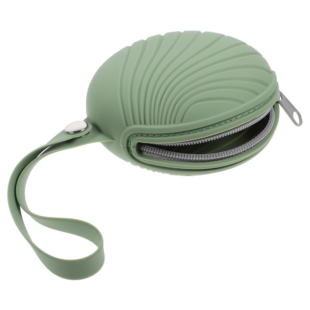 Pacifier Holder Silicone Material Leakproof Organizer Bag Green For Teen Girls Portable Safe