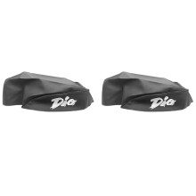 2X Motorrad Sitzbezug Nachahmung LEDersitzbezug für  DIO AF17 / AF18 Motorrad Modifikation Schwarz