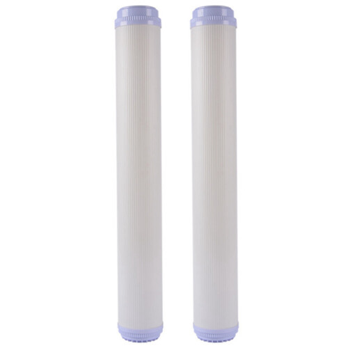 2X 20 Inch Ultrafiltration UF Membrane Filter Elements Flat Mouth Universal Water Purifier Filter Elements