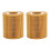 2X Oil Filter 11427508969 for- 1 3 5 Series X1 X3 Z4 Roadster E46 E81 E87 E90 E60 E61 E84 E83 1