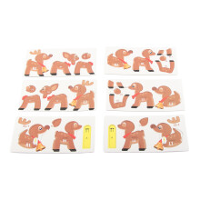 Urlaub Kinderaktivität – Umweltfreundliches Santa Claus 3D-Papierpuzzle