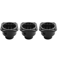 3X Connecteur de Tuyau de Conduit de Chauffage de Stationnement D'Air de Voiture 42mm Sortie D'évent D'Air Chaud pour Webasto Eberspacher Propex