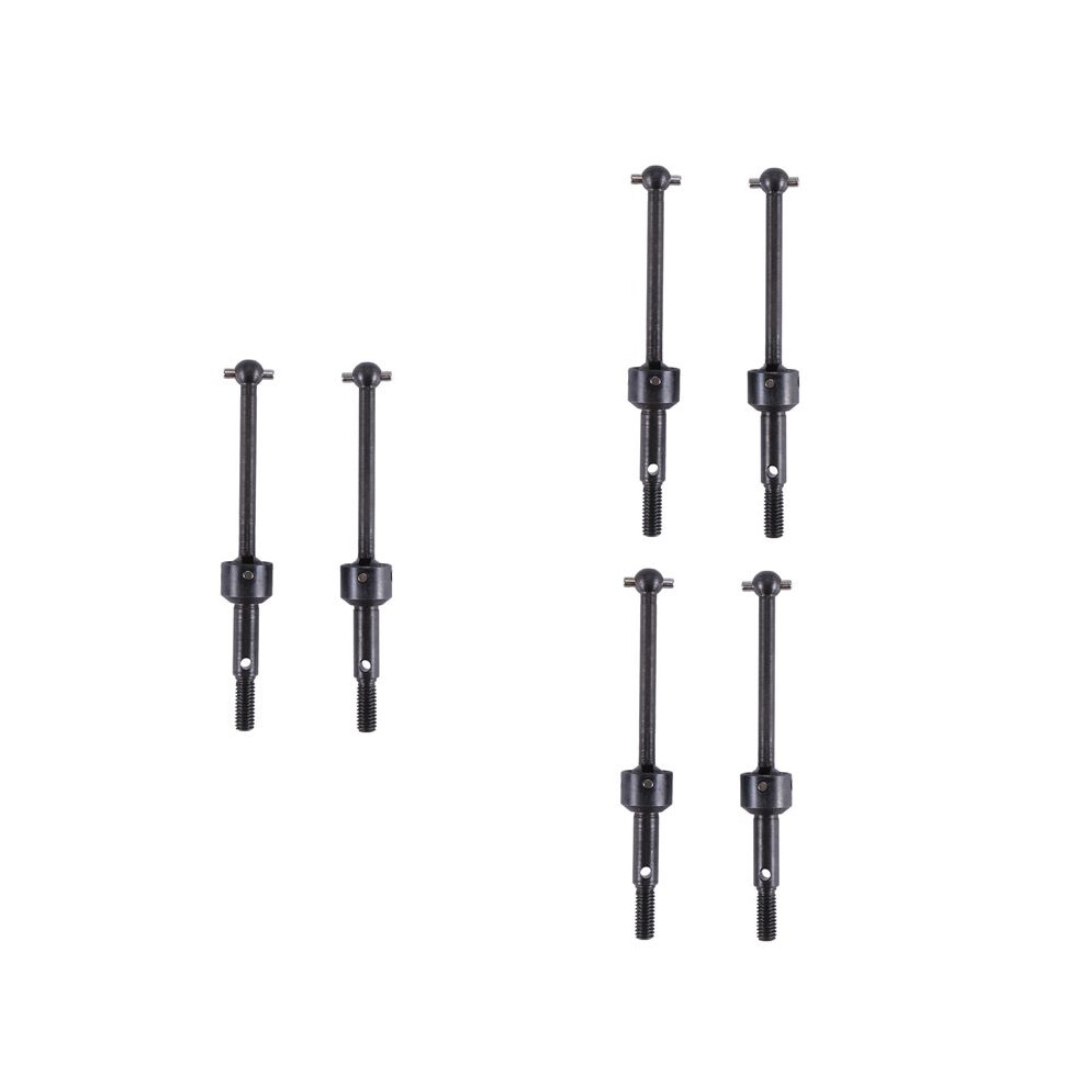 6X Metal Universal Swing Shaft Cvd 53792 For 1/10 Rc Car Tt-01 Tt01 Tt-02 Tt02 Ta04 Upgrade Parts Black 6032975753951