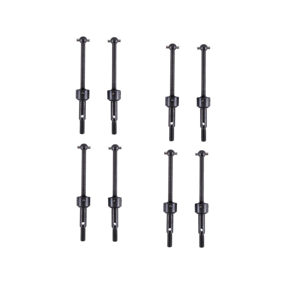 8X Metal Universal Swing Shaft Cvd 53792 For 1/10 Rc Car Tt-01 Tt01 Tt-02 Tt02 Ta04 Upgrade Parts Black 6031636133262