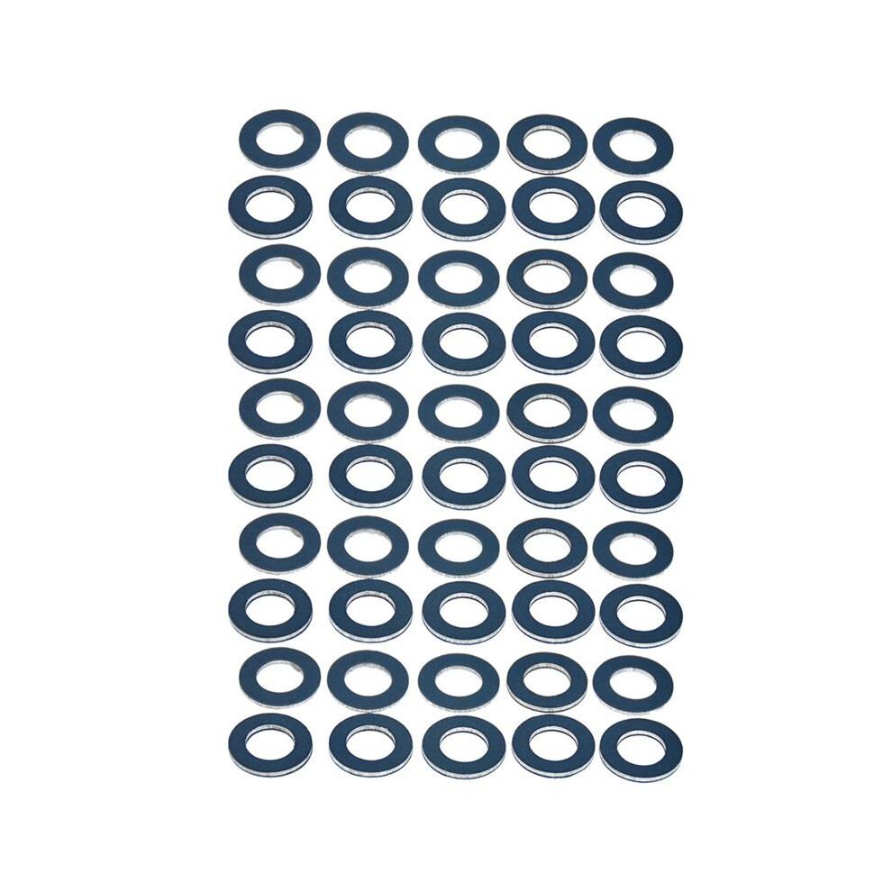 50Pcs 90430-12031 Car Oil Drain Sump Plug Washers Gasket 12Mm Hole For 9043012031 6032331662040