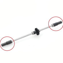 12 Pcs Metal Rear Axle Shaft for WPL D12 C14 C24 C34 B14 B24 C16 B36 MN D90 MN99S RC Car Upgrade Parts Accessories