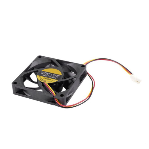 5pcs 70X70mm 12V 3-Pin PC Computer Case CPU  Brushless Cooler Cooling Fan Black 2