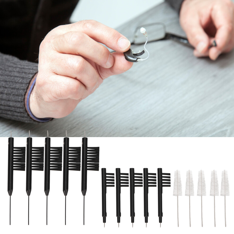 Durable Hearing Amplifier & Earbud Cleaning Kit with ABS Tools