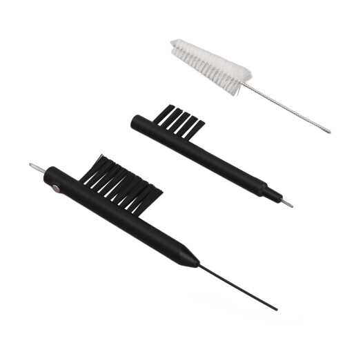 Hearing Amplifier Cleaning Tools Kit ABS Earwax Removal Brushes 2