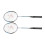 Paar blaues Badmintonschläger-Set aus 1