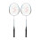 Paar blaues Badmintonschläger-Set aus 2