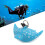 Cartoon Fisch Scuba Dive Mundstück Staubdichte 10