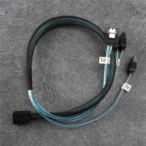 4X Internal  SAS to  Cable, SFF-8643 to  Forward Breakout Compatible with  Controller Hard Drive (1.6Ft) 1