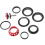 Lager-Headset, Metall, bunt, Tropfenform, 5