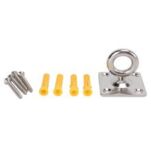 Versatile Heavy Duty Eye Plate Hooks, Marine Grade Stainless Steel Pad Eye Plate for Unmatched Durability and Versatility