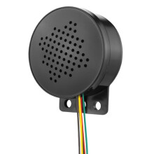Car Alarm Buzzer with Custom Voice Alerts, USB Sound Update, Adjustable Volume Reverse Horn