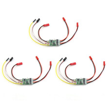 3X Two-Way Bidirectional 5A ESC Brushed Speed Controller Dual Way ESC 2S-3S Lipo for RC Model Car Boat Tank Spare Parts