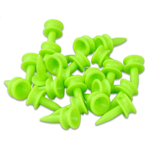 Step Down  Tees 0.86 Inch 300 Count Plastic  Castle Small Tees(Green) 2