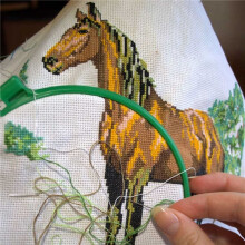 3X 59 x 39 Zoll Kreuz Stich Stoff, 14 Zählen Aida Stoff Kreuz Stich Großer Stoff Reserve Stoff Stoff Stickerei Stoff