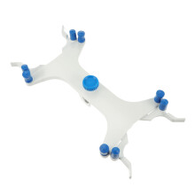 Adjustable Aluminum Double Burette Clamp with Rubber Grips for Secure Hold in Laboratories, Easy Installation and Durable