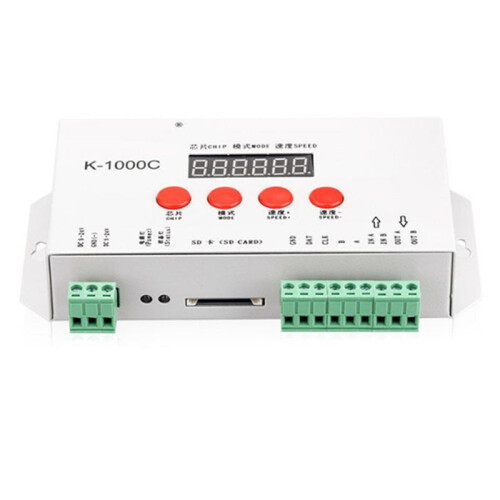 6X K-1000C Controller K1000C WS2812B WS2811 APA102 T1000S WS2813 LED 2048 Controller di Programmi Pixel DC5-24V 2