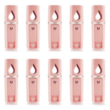 10X Extensions de Cils D'Atomisation Faciale Facial Steamer avec Miroir Rose