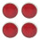 4 Stück runder Reflektor, 42 mm, hohe Helligkeit, 1